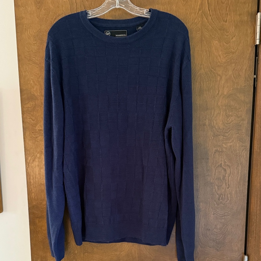 Weatherproof Men's Deep Blue Crewneck Sweater
